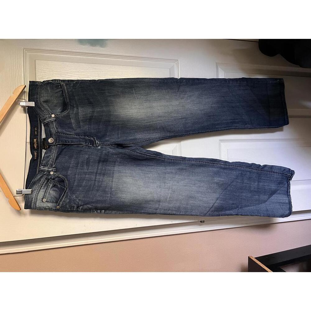 Helix Men's Straight Jeans,‎ Size 36W 32L